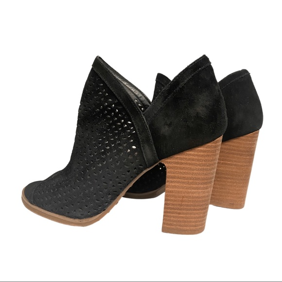 Lucky Brand Open Toe Booties in good condition perfect for Fall! - Picture 2 of 6